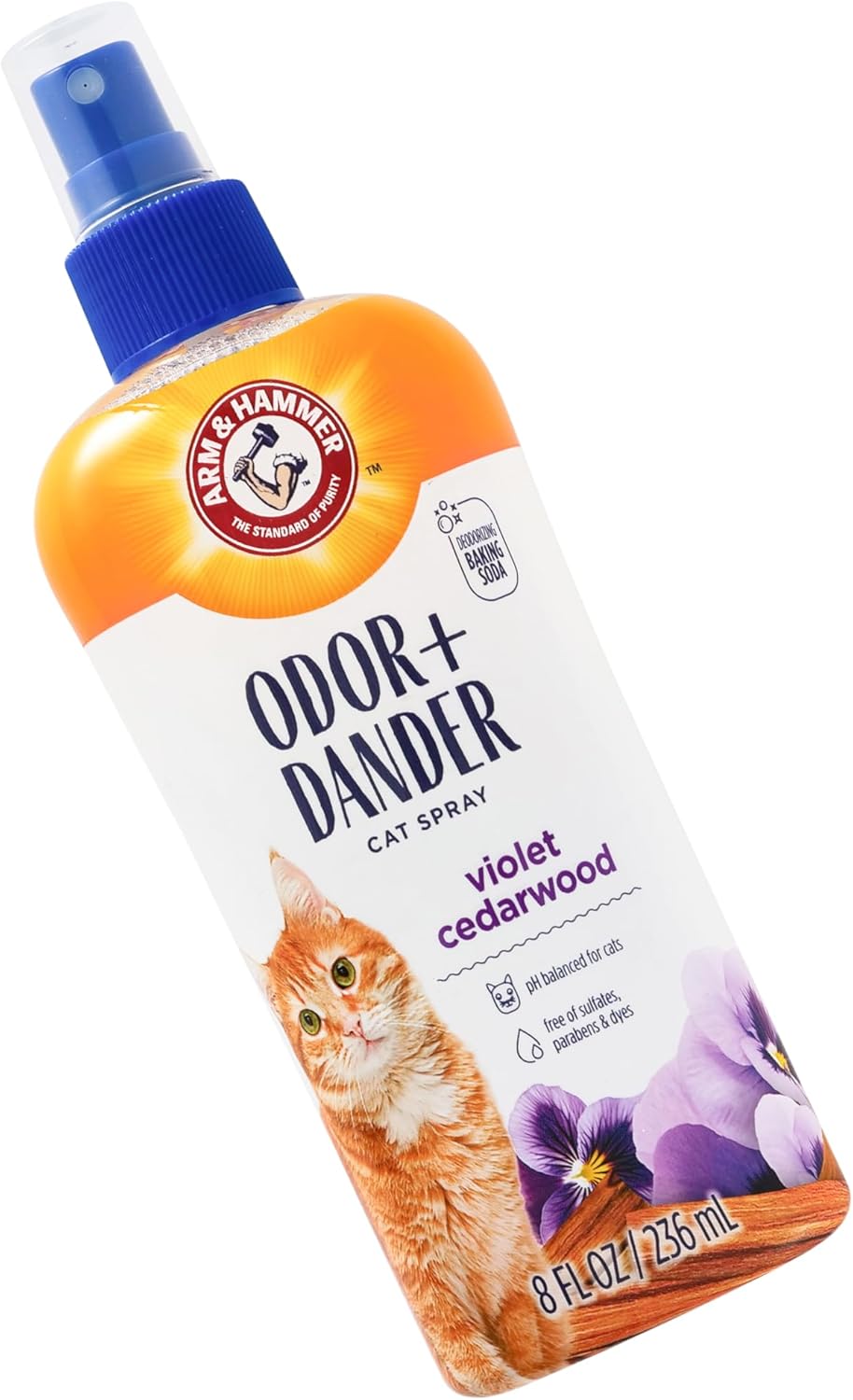 Arm and Hammer baking soda pet grooming spray for dander reduction