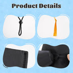 Adjustable pet graduation cap with 2026 gold tassel close up view