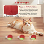 Utroni rechargeable red pet ball in motion