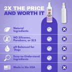 Premium USA imported pet leave in conditioner spray bottle