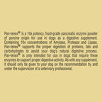 Pan-tenex 10x Digestive Enzymes 250 grams jar side profile