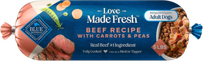 Blue Buffalo Love Made Fresh Natural Adult Dog Food, Refrigerated, Chicken with Carrots and Peas, Fresh Dog Food, Ready-to-Serve, 1-lb Roll - Image 13