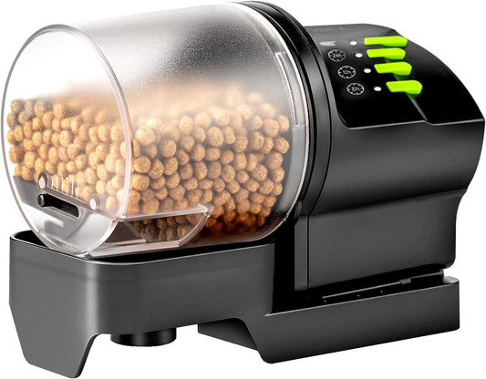 DXOPHIEX automatic fish feeder front view food dispenser for aquarium