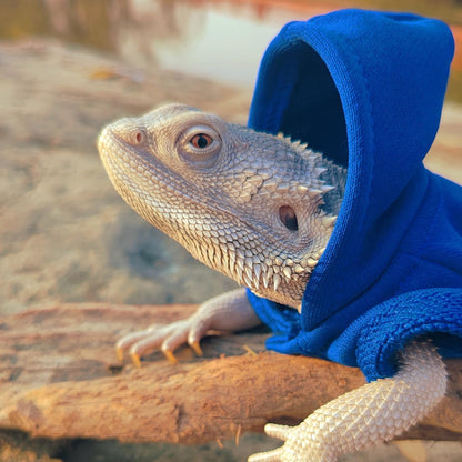Soft flannel skin protection apparel for chameleons and geckos