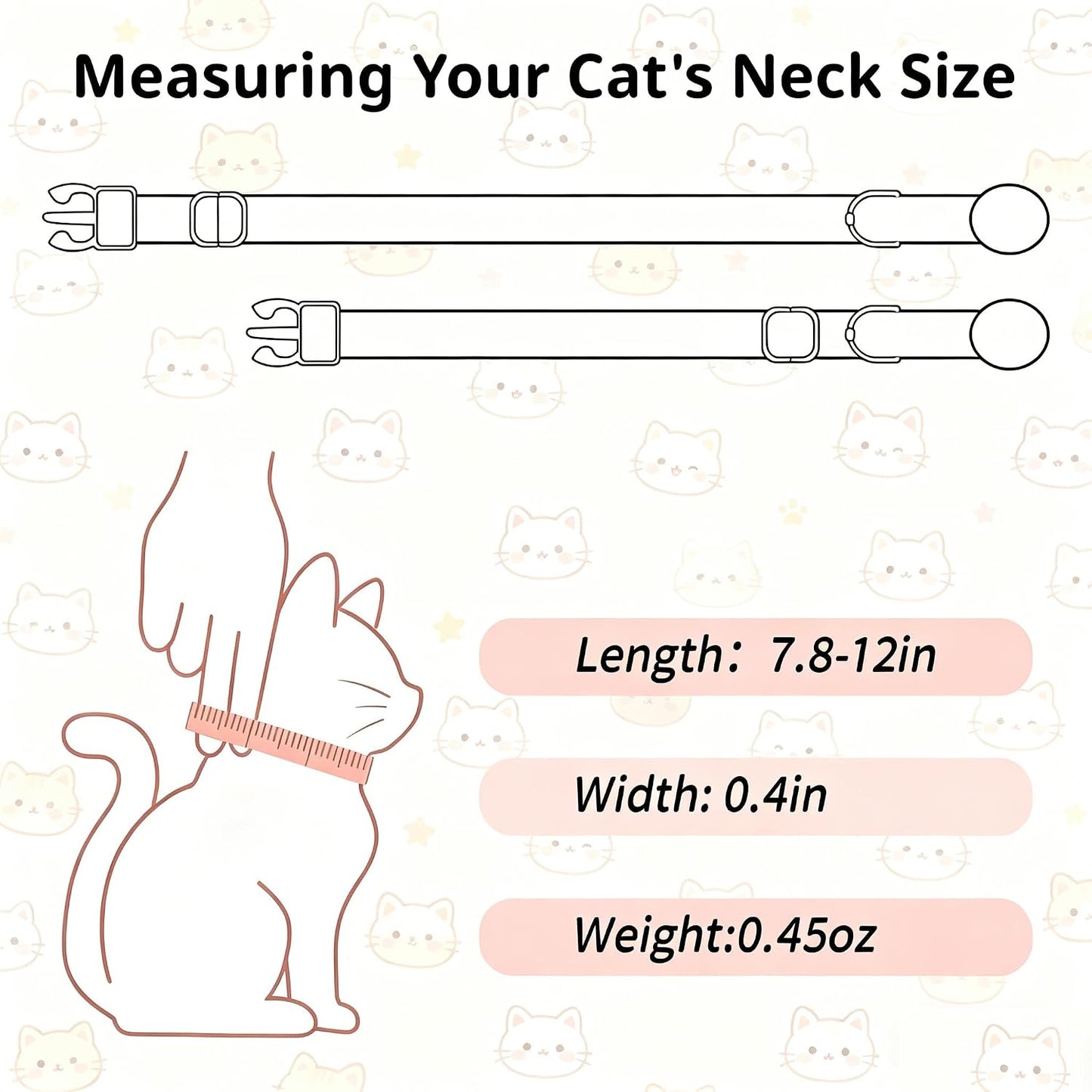 Lionet Paws premium lightweight breathable cotton cat collars product display