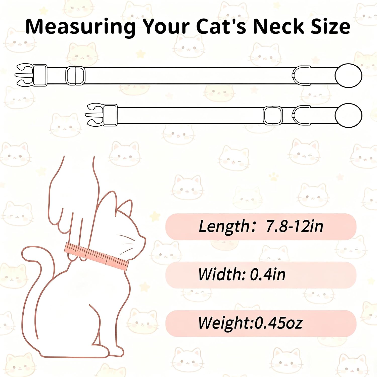 Lionet Paws premium lightweight breathable cotton cat collars product display
