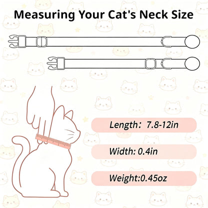 Lionet Paws premium lightweight breathable cotton cat collars product display