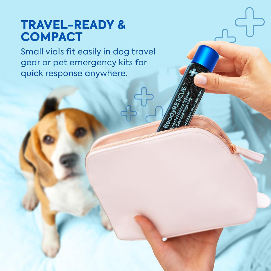 ReadyRESCUE Activated Charcoal microspheres for Dogs and Cats - Veterinary-Grade Pet First Aid Kit Essential - Fast Acting Emergency Poison Binder - Safe and Travel Ready - 30 g Pack of 1 - Image 9