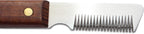 Mars professional dog stripping knife sharp tooth blade close up