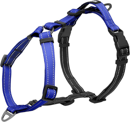 Dog Harness,Adjustable No Pull Dog Harness,Y-Shaped Design, Balance Harness with Reflective, Ideal for Extra Large Dog Training Hiking, Easy Walk Harness,Durable High-Tensile Nylon Purple-XL - Image 14