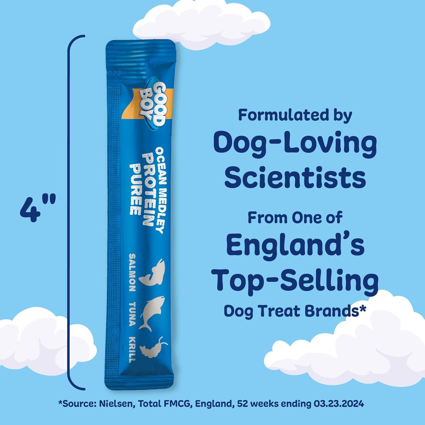 USA imported Good Boy premium pet food enhancers ten count box display