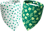Dimidium Independence Day Patriotic Dog Bandana 2 Pack, American Flag and Ice Cream Pattern Triangle Scarf, Pet Triangle Neck Scarf for Medium & Large Breeds(30-75lbs) - Image 12