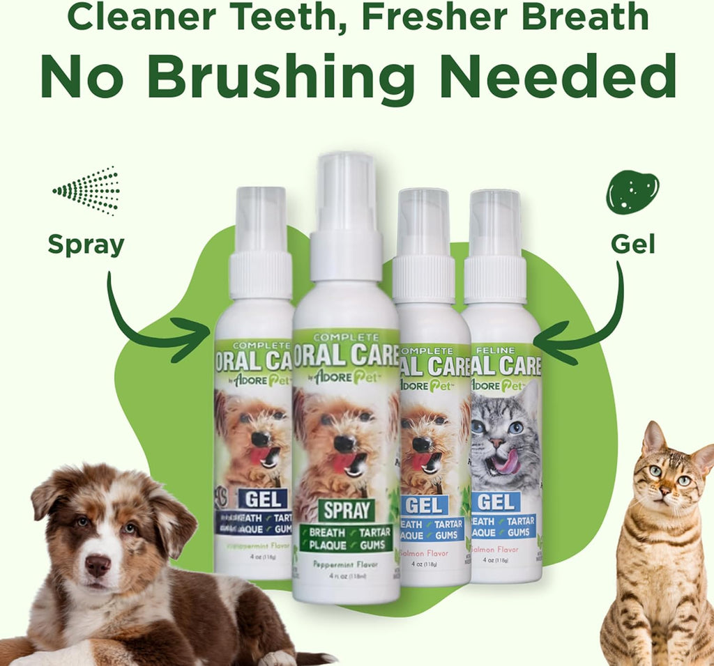 Adore Pet veterinarian formulated dog fresh breath gel close up