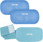 Revix reusable hot and cold gel ice packs set front view
