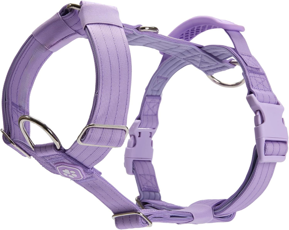Spark Paws No Pull Dog Harness with Handle for Large Dogs, Heavy Duty Dog Harness for Big Strong Breeds, Adjustable, Y Shaped Padded Halter Design with Front Clip - 90s Retro - M - Image 12