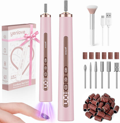 YenLove cordless nail drill and manicure kit front view