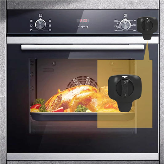 Kiyukaj child proof oven lock front view black