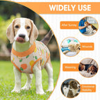 Close up of soft fabric texture of dog surgical suit