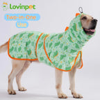 Detailed view of wind-blocking edges and tall neck hood on LovinPet dog coat