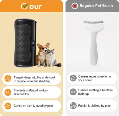 Hank pet grooming tool package display highlighting authentic imported quality construction.