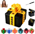 RAESOUL Gotcha Box annoying present front view showing 3D printed screws.