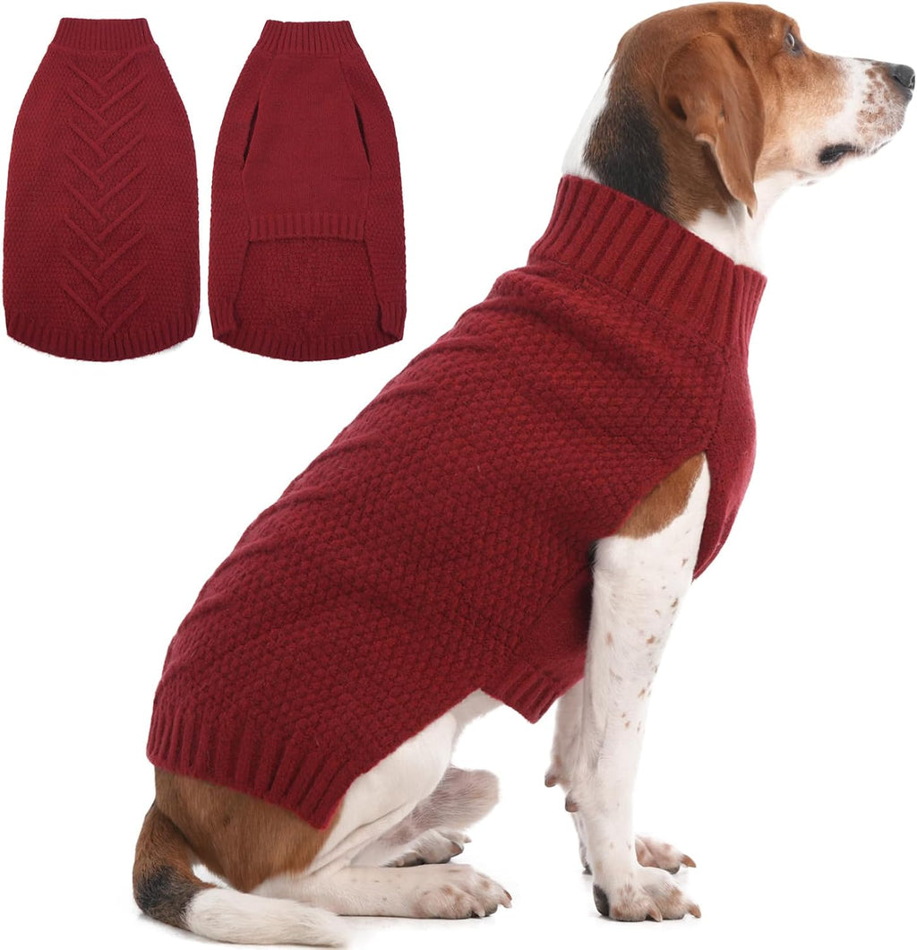 IECOii Extra Large Dog Sweater, XXXL Dog Sweater for Large Dogs Girl Boy, Xmas Pet Holiday Sweaters Large Size, Warm Doggy Christmas Knitwear Big Dogs Sweater for Labrador, Doberman, DarkGrey-3XL - Image 13