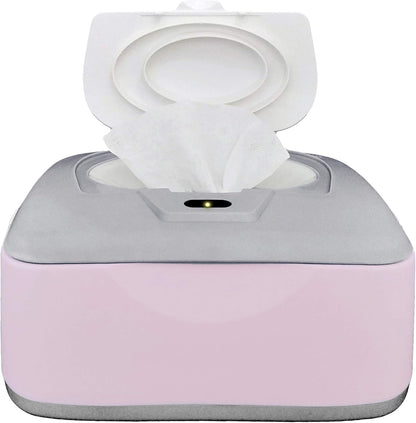 Gogo Pure baby wet wipe warmer and dispenser purple front view
