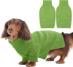 IECOii XXL Dog Sweater,Thermal Knit Big Dog Sweater Christmas,Pet Turtleneck Doggy Sweatshirt for Extra Large Dogs Boy Girl,Stretchy Large Dogs Cold Weather Outfit Pitbull Clothes,(Green XXL) - Image 15