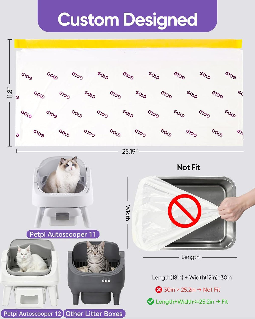 AWoHH pet pivot autoscooper compatible drawstring liners in use