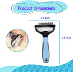 Comfortable grip demonstration for pet grooming tool
