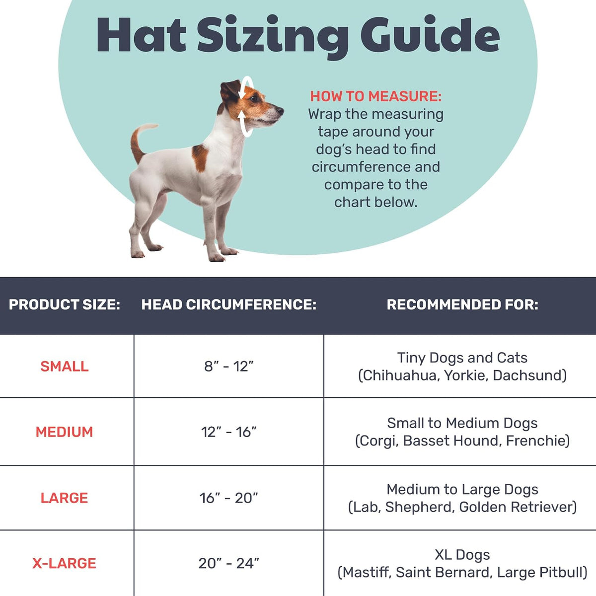 Side profile of medium Santa hat for dogs