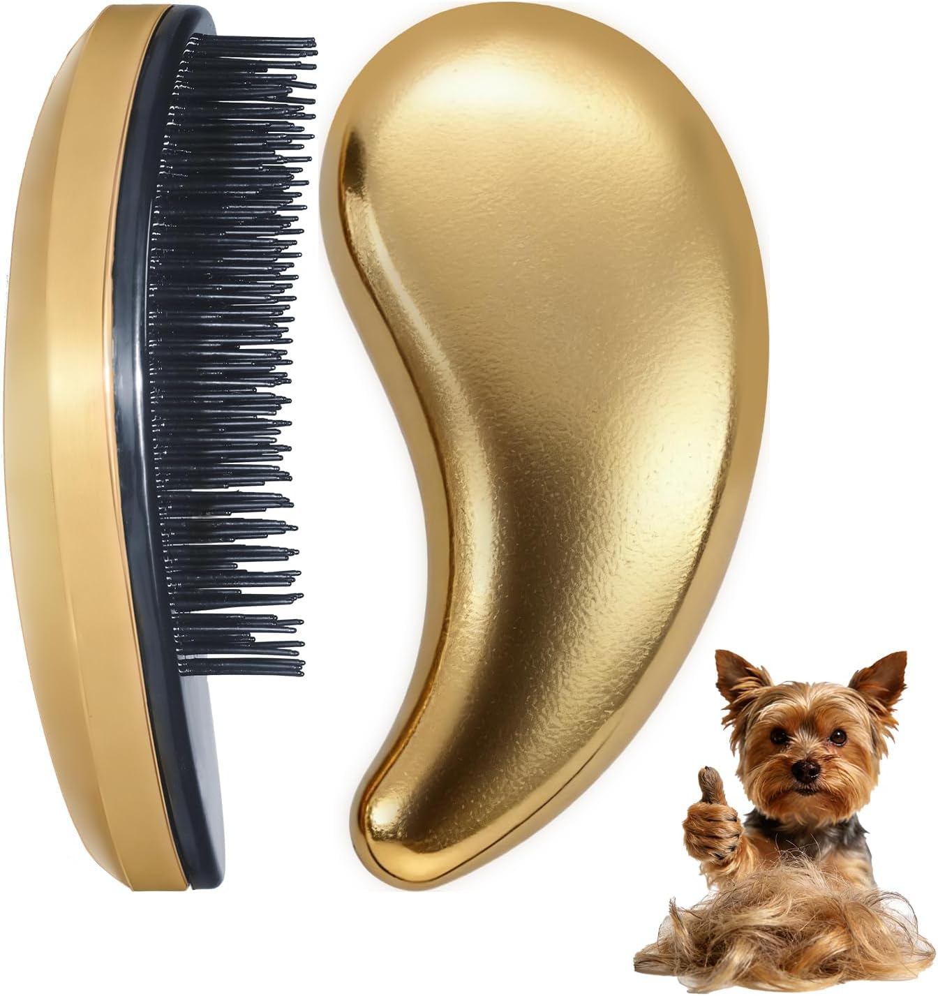 Small Dog Brush- Grooming Tool for Teddy, Yorkies, Maltese, Shih Tzu, Chihuahua - Puppy Hair Brush (Blue) - Image 14