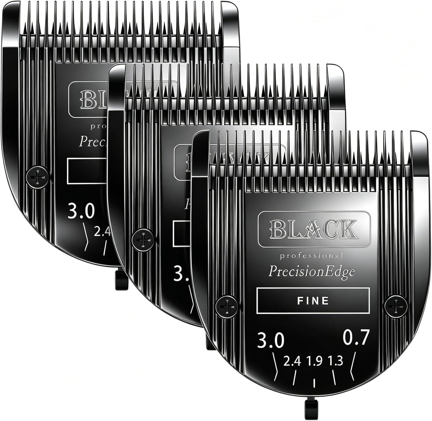 Audoc adjustable 5 in 1 dog grooming blades front view premium replacement clipper parts.