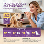 TTLXRL 200pcs digestive health supplement for dogs in packaging