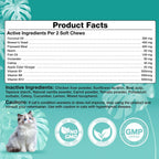 UEOWJET USA imported cat skincare and coat support supplement packaging side view