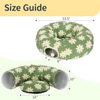 Pesen long plush kitten bed with extra filled cotton pad.