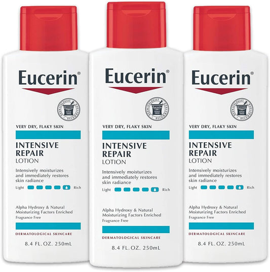 Eucerin Intensive Repair Body Lotion front view premium moisturizing skincare