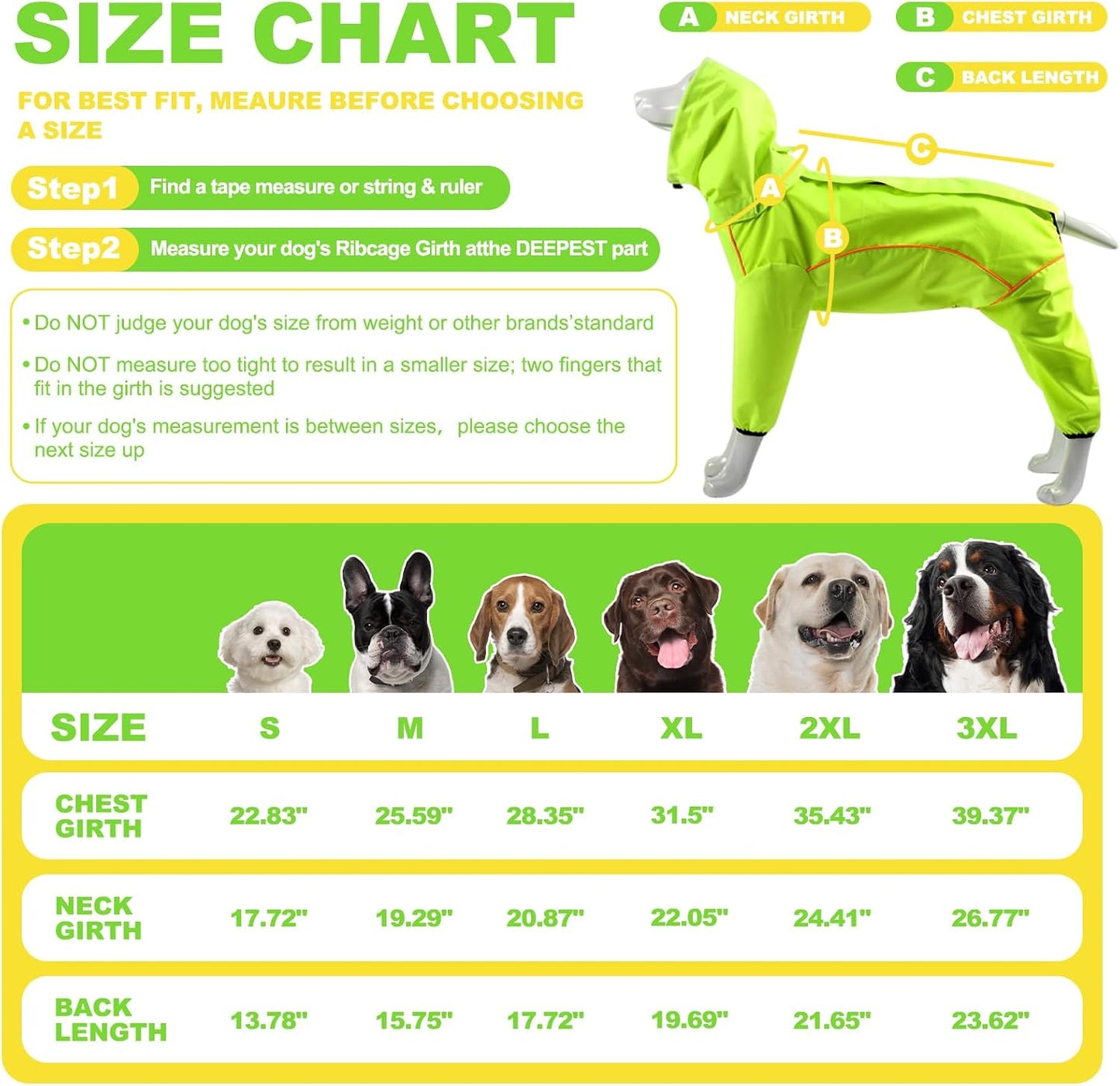 Lightweight windproof dog rain jacket with integrated harness hole