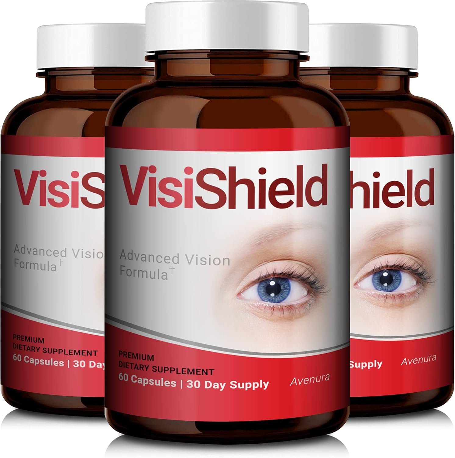 Ideal Performance Visishield Advanced Vision Formula 3 Pack front view