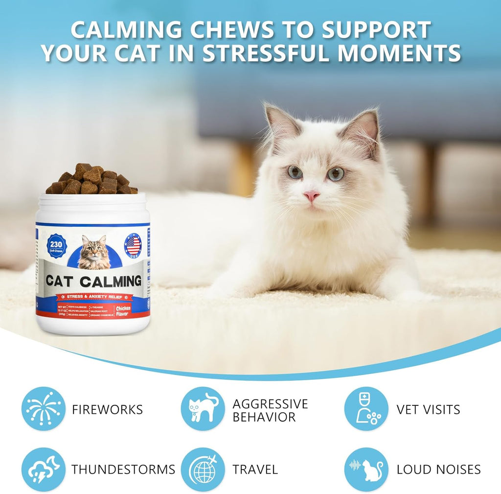 Authentic Coleaze soft chews for cat travel stress and vet visits support