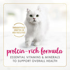 Stack of three Ounce pull top cans of Fancy Feast cat food