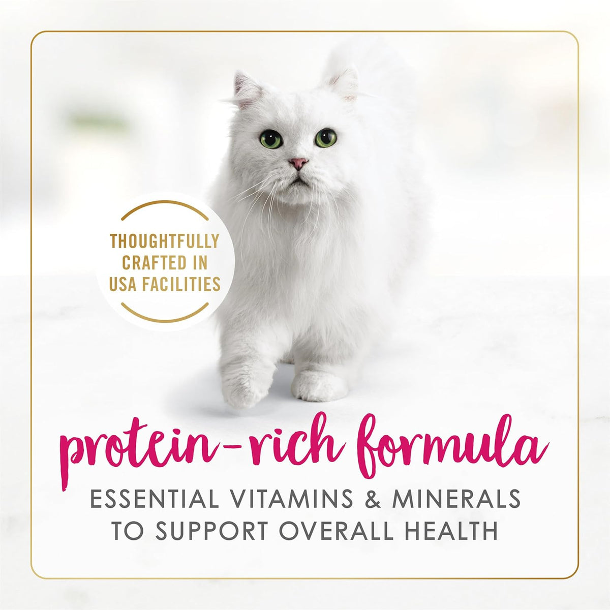 Stack of three Ounce pull top cans of Fancy Feast cat food