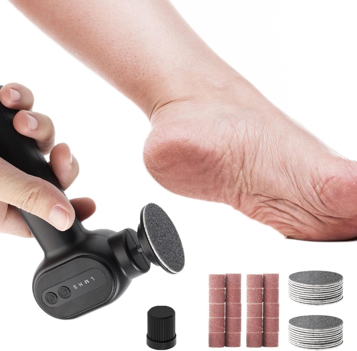 ABTOHE Electric Callus Remover front view professional foot file