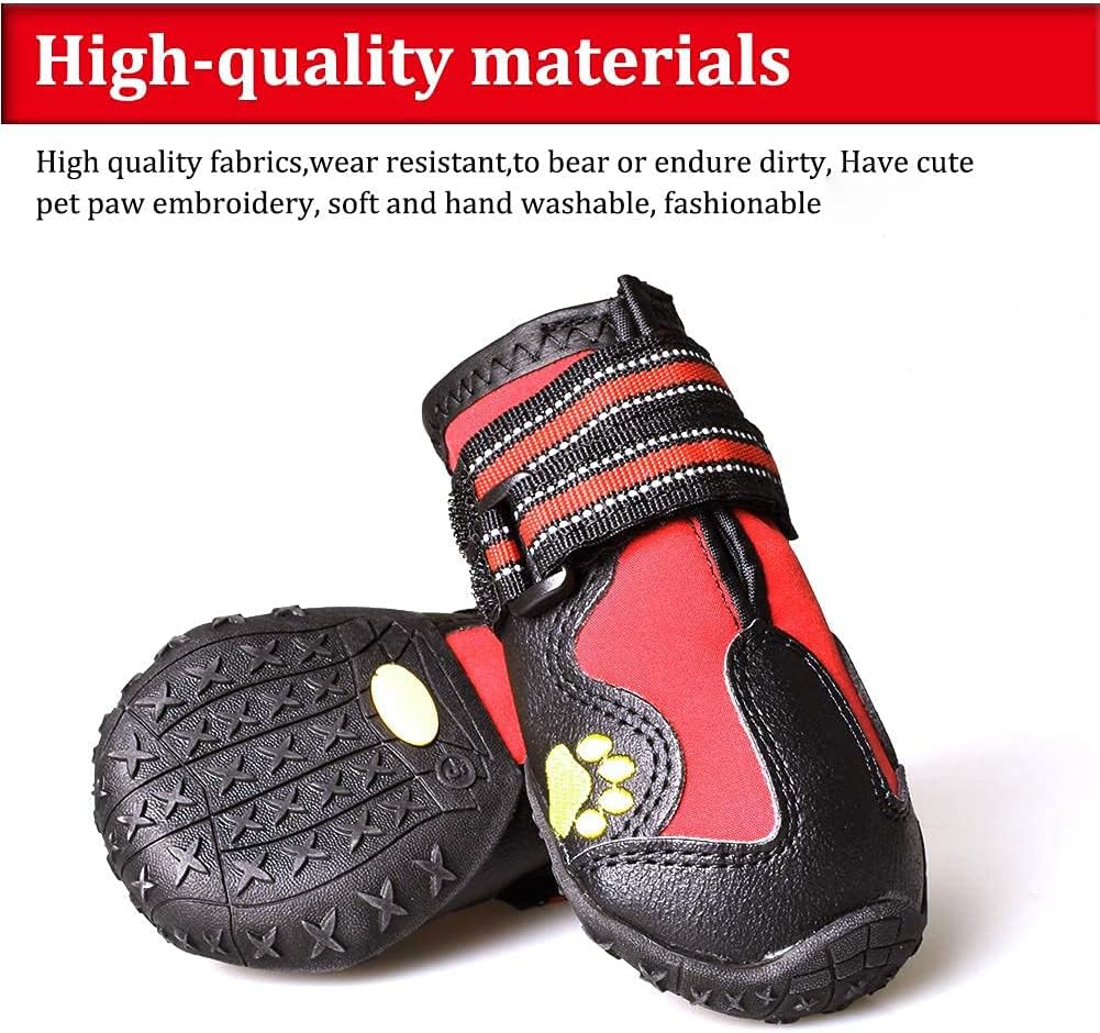 CovertSafe rugged sole dog booties showing traction pattern