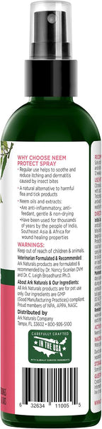 Back view of Ark Naturals 8 Fluid Ounce spray bottle