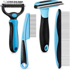 Patelai portable pet grooming kit packaging layout with seven images