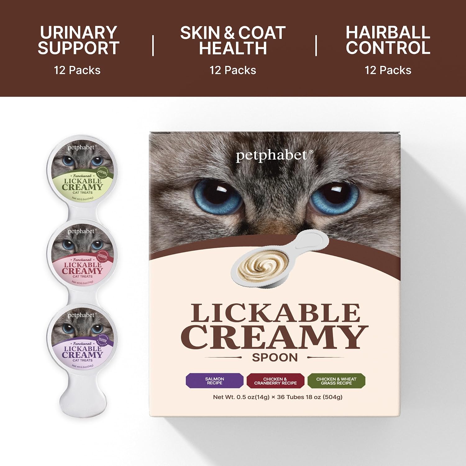 Fanci Flair Petphabet cat treat spoon packaging details