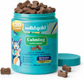 Solid Gold Calming Chews for Dogs front view jar for anxiety relief