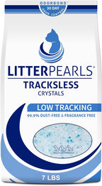 Litter Pearls Micro Fresh cat litter usage instructions label