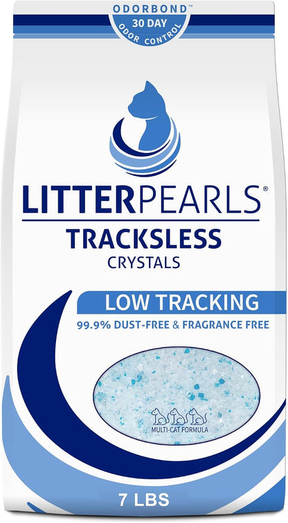 Litter Pearls Micro Fresh cat litter usage instructions label